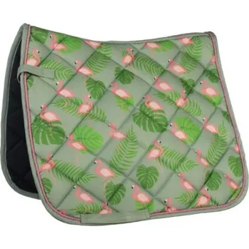 Dečka podsedlová Naples HKM, fialová/zelená, Pony - Všestranná