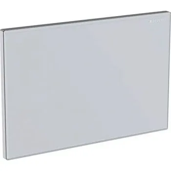 WC sada Geberit Omega krycí deska splachovací nádržky 12 cm, sklo bílé