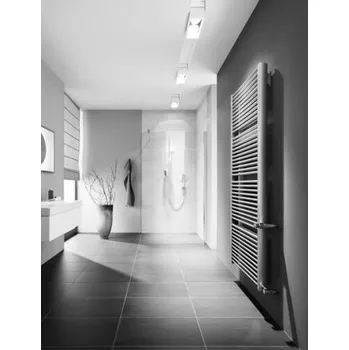 Radiátor Kermi DUETT-D topný žebřík 1492x74x934mm, stříbrná lesklá