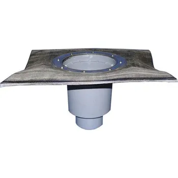 HL Těleso velkokapacitního vtoku DN160, svislý odtok s živičným pásem, bez ZU a nástavce