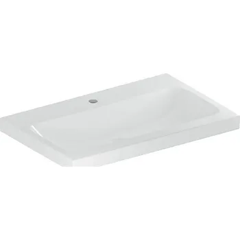 Umyvadlo Geberit iCon umyvadlo 75x48 cm, s otvorem pro baterii, bez přepadu, KeraTect, bílá