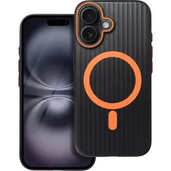 Pouzdro na mobilní telefon Pouzdro Simply MagSafe – iPhone 16, titanově černé (Pouzdro, obal, kryt Simply s MagSafe na iPhone 16 – ultratenký design, GRIP boky, titanově černé)