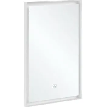 Zrcadlo Villeroy & Boch Subway 3.0 zrcadlo s LED osvětlením 50x75x4,75 cm, hliníkový rám