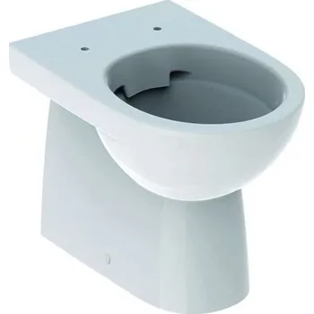 Klozet Geberit Selnova stojící klozet 53 cm, hluboké splachování, vario odpad, Rimfree, bílá