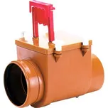 HL Zpětná armatura proti vzduté vodě DN160 s klapkou z nerezové oceli a víkem