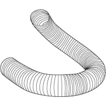 Kouřovod Flexibilní trubka Almeva 1,0 m IFFB / 170