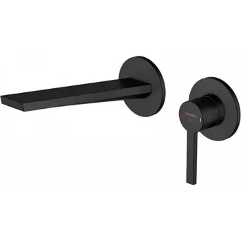 Vodovodní baterie Steinberg Serie 260 umyvadlová baterie pod omítku, 2-otvorová instalace, matná černá