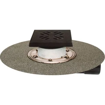 HL Podlahová vpust DN50/75 s kloubem, s asfaltovou mnažetou, ZU standard