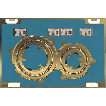 Splachovací tlačítko Geberit Sigma21 ovládací tlačítko, pro 2 množství splachování, dle specifikace zákazníka/mosaz