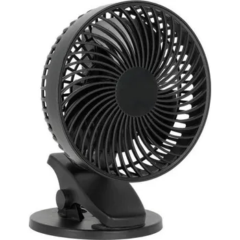 Lampička Nabíjecí stolní látor s klipem VIENTO 6W/5V 2000 mAh černá + záruka 3 roky