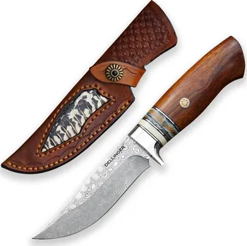 lovecký nůž Nůž lovecký Dellinger Waldmann Full Damascus