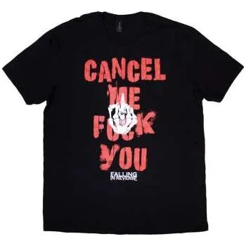Merch Falling In Reverse: Falling In Reverse Unisex T-shirt: Cancel Me (medium) M