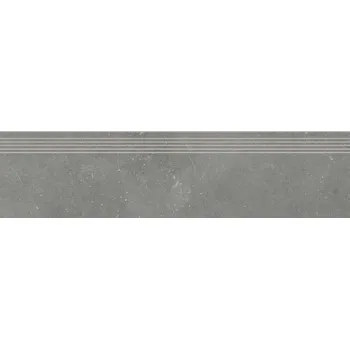 Obklad Fly Smoke - schodovka rektifikovaná 29,8x119,8 tmavě šedá DCPVD884