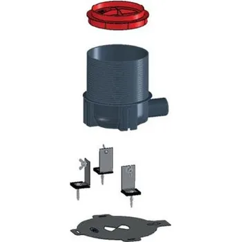 kanalizace HL Těleso sprchové vpust, boční odpad DN50, stavební zátka, montážní příslušenství