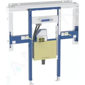 Geberit Duofix Předstěnová instalace pro umyvadlo Geberit ONE 90 cm, pro nástěnnou armaturu ONE, podomítkový sifon a prvek Clou, na výšku místnosti, 111.072.00.2