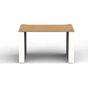 Televizní stolek Blok Stax 2G bílá police LP dub