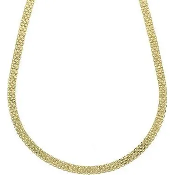 Náhrdelník Stříbrný pozlacený náhrdelník bismark délka náhrdelníku 50cm