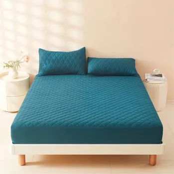 Chránič matrace Voděodolné a antibakteriální prostěradlo (chránič) na matraci - jednobarevné Barva: tmavě zelená, Velikost: 120x200 cm