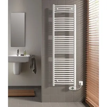 Radiátor Kermi B20-R E topný žebřík prohnutý 764x740x65 mm, bílá