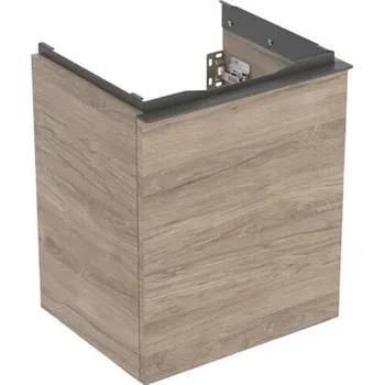 Koupelnový nábytek Geberit Acanto skříňka pod umývátko 44,6x37,9x41,9 cm, 1x zásuvka, ořech hickory/melamin struktura dřeva