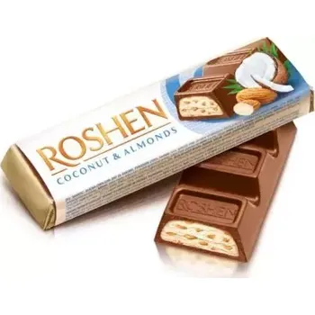 Roshen tyčinka s mandlemi a kokosovou náplní 38g