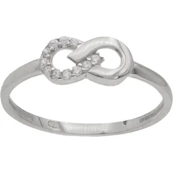 Prsten Zlatý prsten z bílého zlata se zirkony RRCS250W, vel. 53, 1.15 g (585/1000)