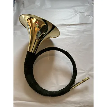 B lesnice model 124TB - lovecký lesní roh M.Jiracek, pro trombonový nátrubek - mistrovský nástroj vyrobený v České republice