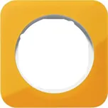 Rámeček Berker R.1, oranžová transp./bílá lesk Rozměry: 1-násobný