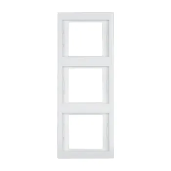 vypínač Rámeček Berker K.1, bílá, lesk Orientace: Svislý, Rozměry: 3-násobný