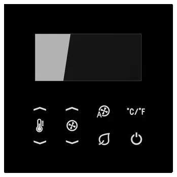 Jung Displej pro regulátor teploty fan coilu Barva: Černá