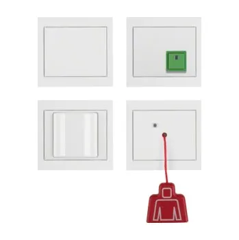 Elektrická zásuvka Sada "bezpečnost" s rámečkem, Berker K.1, bílá, lesk