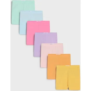 Sinsay - Krátké legíny 7 pack - pastelová růžová - 9540C-03X - 9540C-03X-62