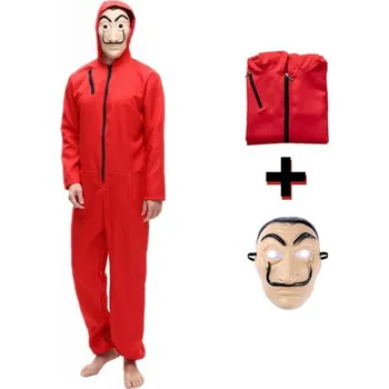 Karnevalový kostým Papírový dům La Casa De Papel Červený