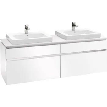 Koupelnový nábytek Villeroy & Boch Legato skříňka pod umyvadlo 160x55x50 cm, 4x zásuvka, Glossy White