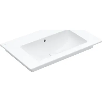 Villeroy & Boch Venticello umyvadlo 80x50 cm, bez otvoru pro baterii, s přepadem, CeramicPlus, bílá Alpin