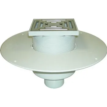 kanalizace HL Střešní vtok DN75 se svislým odtokem s PVC pevnou izolační přírubou