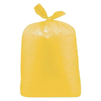 Pytle na odpadky Pytle na odpad 120l, 10ks, 100my, 70x110cm, žluté