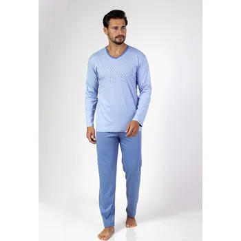 Pánské pyžamo Pánské pyžamo 468 BIG, Modrá 2XL i170_468XXL1