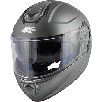 Helma na motorku Vyklápěcí přilba Kappa Solid KV50 grey titan Velikost: L