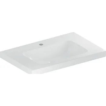 Umyvadlo Geberit iCon umyvadlo 75x48 cm, s otvorem pro baterii, bez přepadu, bílá