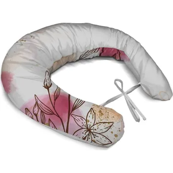 Polštář Sablio Těhotenský polštář Jarní akvarel