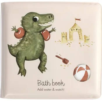 FILIBABBA Bath Book Dino Beach knížka do vody 1 ks