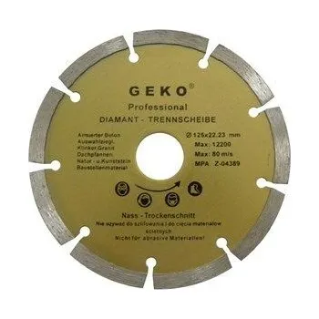 Řezný kotouč Kotouč diamantový řezný segmentový, 115x8x22,2mm GEKO G00250