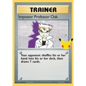 Karetní hra Imposter Professor Oak 073/102 - Celebrations