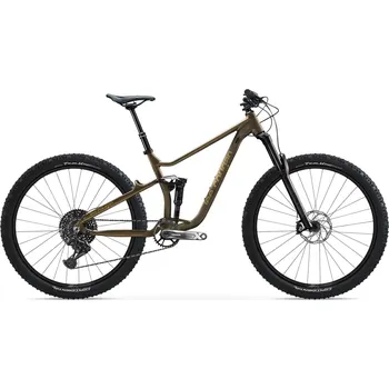 Jízdní kolo Celoodpružené MTB 29" Lee Cougan Quest Shimano SLX 1x12, velikost L – 19" (48 cm), hnědozlatá matná
