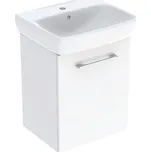 Geberit Selnova Square skříňka s umývátkem 50x42x64,9 cm, 1x dvířka, lakovaná s vysokým leskem, bílá