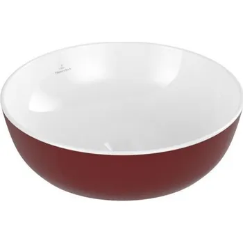 Umyvadlo Villeroy & Boch Artis umyvadlo na desku, 43 cm, bez přepadu, Bordeaux