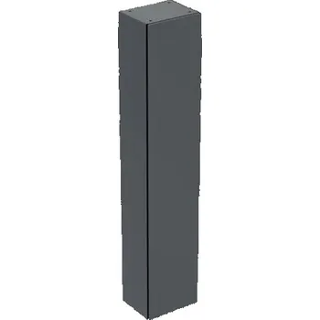 Koupelnový nábytek Geberit ONE vysoká skříň, 1x dvířka, 36x29,1x180 cm, lakovaná mat, černá