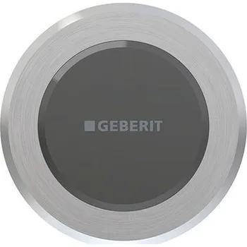 Splachovací tlačítko Geberit Omega ovládání WC, 2 množství splachování s elektronickým ovládáním, napájení ze sítě, 2 množství splachování, infračervené tlačítko typ 10, nerez kartáčovaná