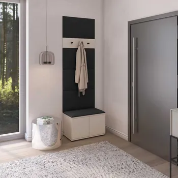 Předsíňová stěna Předsíňová stěna Bianco 6 - P/2 Barva panelů: Černá - Trinity 16